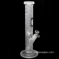 Sandblasted serface Glass water pipe for smoking straight style